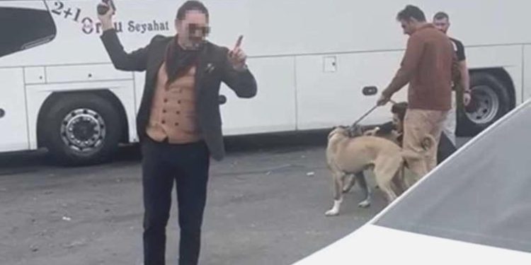 Otogarda etrafa küfürler savurup, havaya ateş açtı!