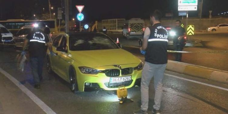 Sultanbeyli’de borç hengamesi: Aracını kurşunlayıp darbettiler