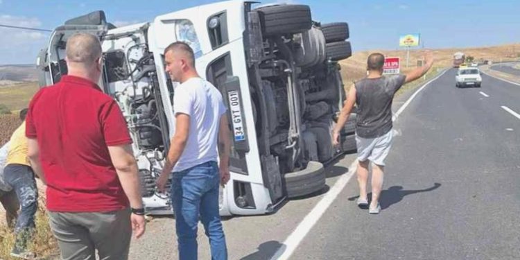Tekirdağ’da faciadan dönüldü: TIR denetimden çıktı
