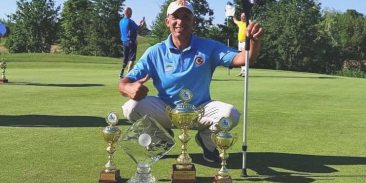Ulusal golfçü Mehmet Kazan, Çekya’da şampiyon oldu