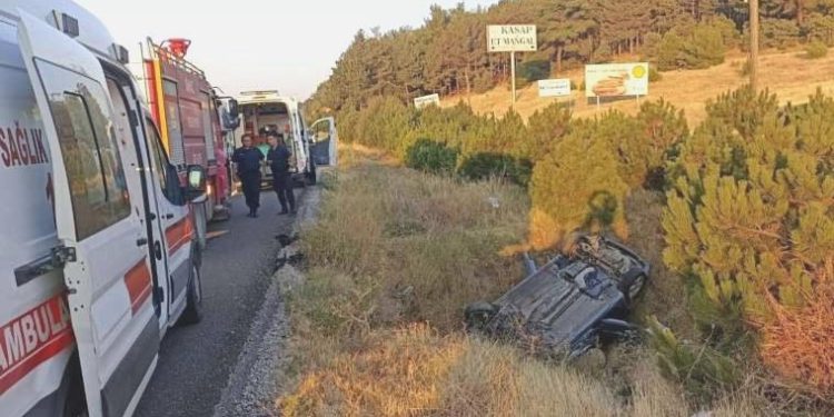 Uşak’ta uykusuzluk kaza getirdi… 2’si çocuk 4 kişi yaralandı!