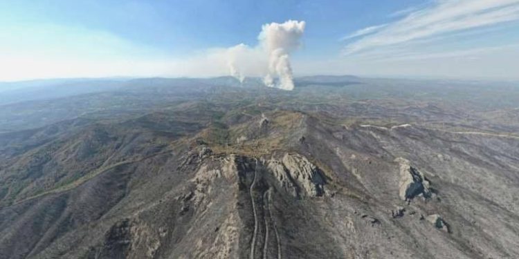 Yunanistan’ın Meriç Bölgesi 11 gündür yanıyor, New York büyüklüğünde bir alan kül oldu