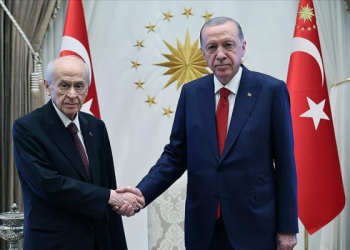 Erdoğan-Bahçeli görüşmesi başladı