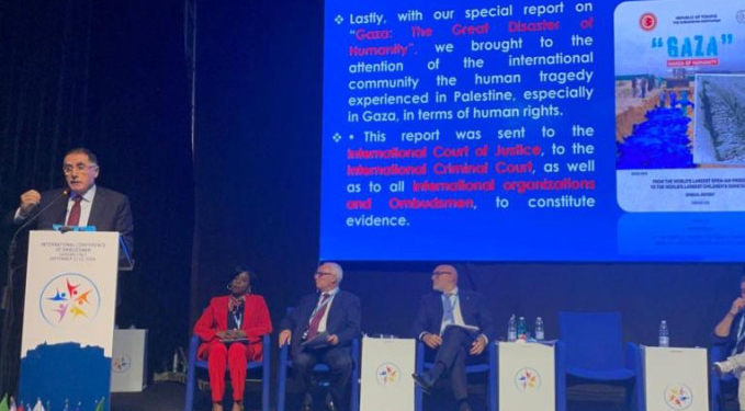 Malkoç’un konuşmasına İtalyanlar’dan Gazze ambargosu