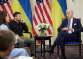 Zelenskiy ile görüşen Biden: Kiev’e desteği sürdürmekte kararlıyız