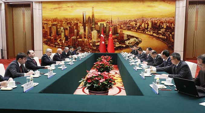 Bakan Şimşek, Çin Devlet Başkanı Yardımcısı Han ile görüştü