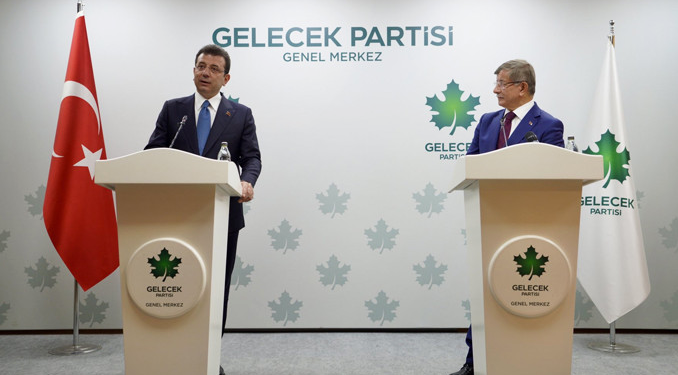 İmamoğlu’ndan Davutoğlu’na ziyaret