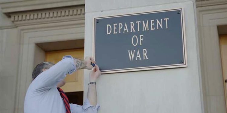 Pentagon’da tabelalar değişti: ABD’de “Savaş Bakanlığı” dönemi