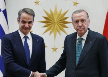 Erdoğan, Miçotakis’le görüştü