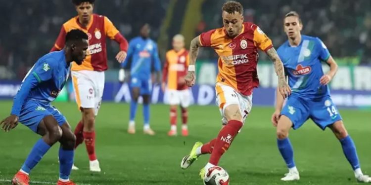 Galatasaray Rize’de şov yaptı: 3-0
