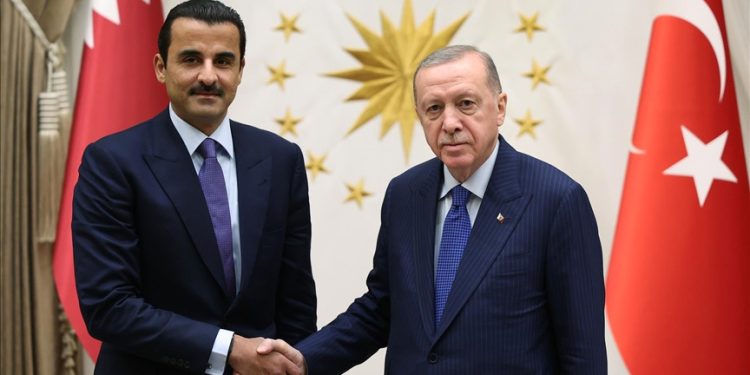 Cumhurbaşkanı Erdoğan, Katar Emiri Al Sani ile telefonda görüştü