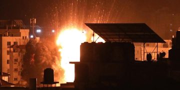 Erbil’de İHA saldırısı sonrası alevler yükseldi