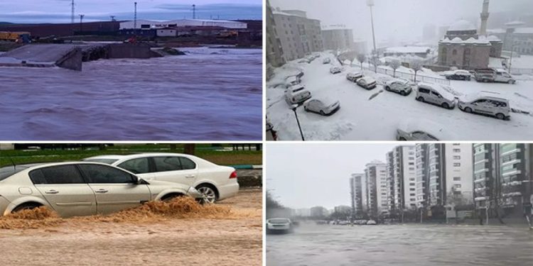 Sağanak vurdu: Şanlıurfa ve çevre illerde hayat durdu