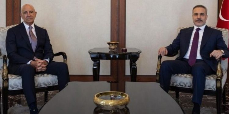 Bakan Fidan, ABD Büyükelçisi Barrack’ı kabul etti