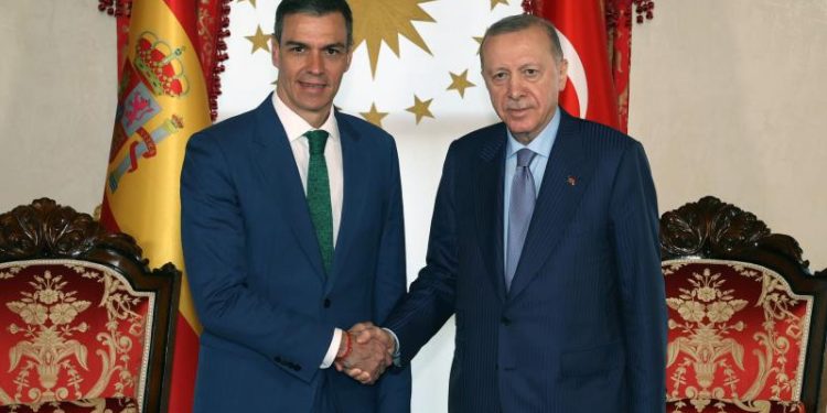 Cumhurbaşkanı Erdoğan, İspanya Başbakanı Sanchez ile görüştü