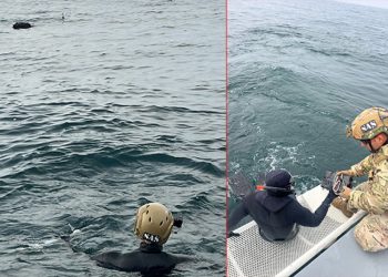 Karadeniz’deki mayına SAS timlerince müdahale