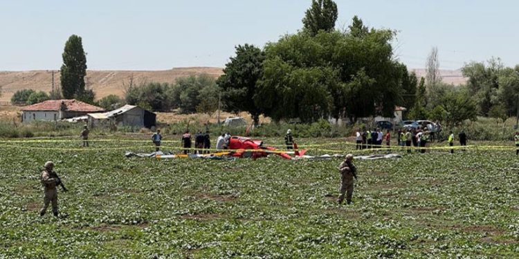 Başkentte eğitim helikopteri kazası: 1 şehit