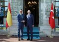 Cumhurbaşkanı Erdoğan Sanchez ile görüştü