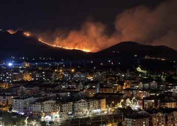 Başkentte korkutan yangın