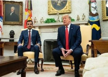 Katar Emiri Şeyh Temim ile Trump görüştü