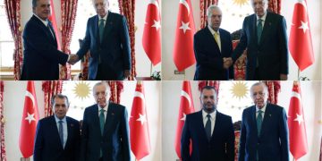 Dolmabahçe’de futbol zirvesi: Erdoğan kulüp başkanlarını kabul etti