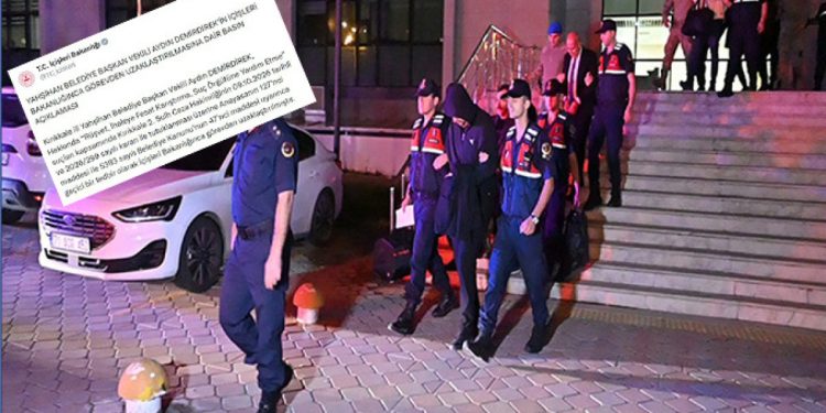 Tutuklanan belediye başkanvekili görevden uzaklaştırıldı